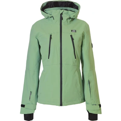 Afbeelding van Rehall MEAVE R Dames Wintersportjas Groen M Ski Jas Snowboardjas Gevoerde