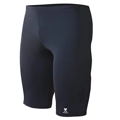 Afbeelding van TYR Durafast Elite Solid Heren Jammer Zwembroek, Zwart, 6 NL