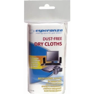 Afbeelding van Esperanza Droge Microfiber Microvezel Schoonmaakdoekjes Reinigingsdoekjes Beeldscherm Lens Bril Doekjes 24 Stuks Dust Free Antistatisch