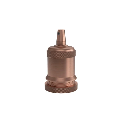 Afbeelding van Calex Fitting Metaal &#039;Model Piek&#039; E27 Koper (mat)