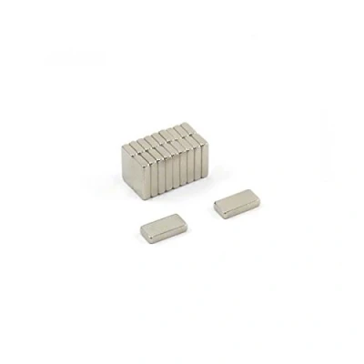 Afbeelding van Magnetastico® 20 stuks neodymium magneten N52 rechthoek 10x5x2 mm koelkastmagneet prikbord magneet permanente whiteboardmagneet hechtmagneet rechthoekige vierkante