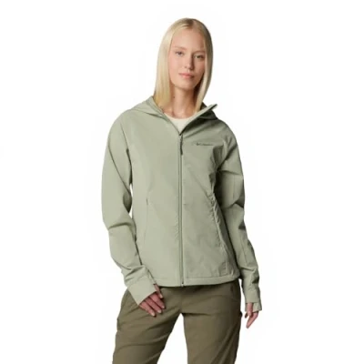 Afbeelding van Columbia Sweet As III Softshell Jas Dames Safari XL Groen Outdoor Jack