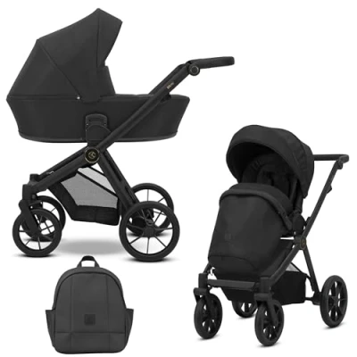 Afbeelding van Kunert Brav Black 2 in 1 Kinderwagen BR 01