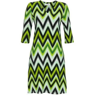 Afbeelding van Zigzag strandjurkje blauw Ringella Groen Maat 40