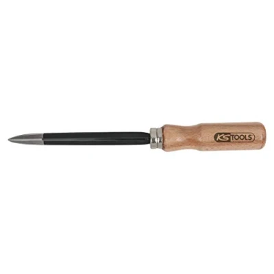 Afbeelding van KS Tools, Raspen + Vijlen, Holle driehoekige schraper, 410 mm (410 mm)