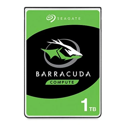 Afbeelding van Seagate BarraCuda, 1 TB, Interne Harde Schijf, 2,5&quot;, SATA 6 GB/s, 5400 RPM, 128 MB cache, voor PC &amp; laptop, FFP (ST1000LM048)