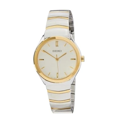 Afbeelding van Seiko SUR550P1 Dameshorloge Quartz horloges horloge GoudkleurZilverkleur