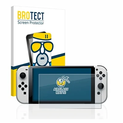 Afbeelding van BROTECT Antireflecterende Glas Screen Protector Mat voor Nintendo Switch OLED Modell Schermbeschermer [Beschermglas Folie niet Gehard Glas]