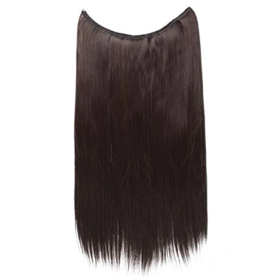 Afbeelding van CAISHA by PCAISHA 50cm 1 Inslagverlenging Met Elastische Band Haarverlenging Haarstukje Glad Hittebestendig Roodbruin E105