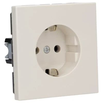 Afbeelding van Jung LS1520 Wandcontactdoos met randaarde Inzetstuk LS plus, design, 990 Wit