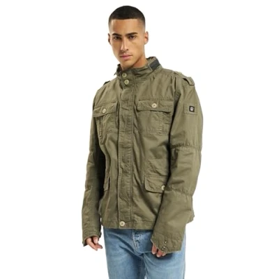 Afbeelding van Brandit Britannia Jacket Tussenseizoensjas olijf L 100% katoen Basics