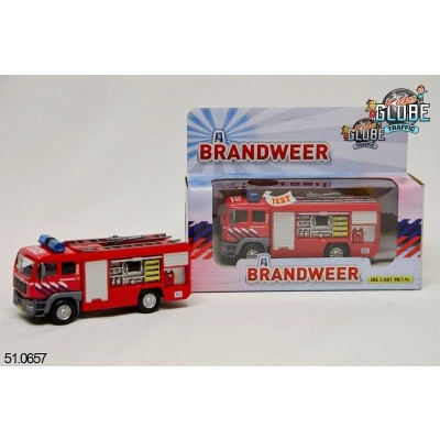 Afbeelding van Die cast brandweer tank auto Van Manen