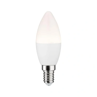 Afbeelding van 50125 LED ZB Kerze 400lm 5,5W 2700K matt dim Paulmann Home lamp E14 Energielabel: G (A G) 5 W Warmwit Mat