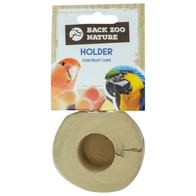 Afbeelding van Back Zoo Nature Fruitkuipje Houder Met Schroef 15X13X4 CM