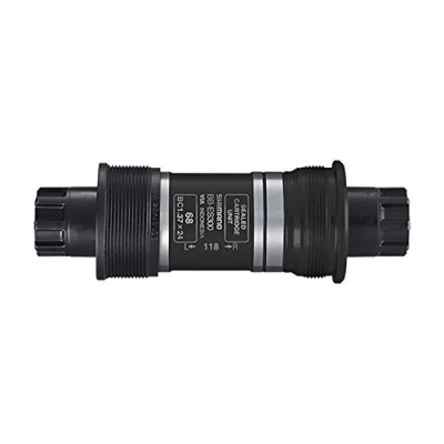 Afbeelding van Shimano Trapas Bb es300 e Staal 68 121 Octalink Bsa Zwart