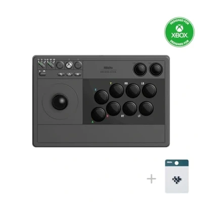 Afbeelding van 8BitDo Arcade Stick for Xbox (Black) + Game Pass Ultimate Code