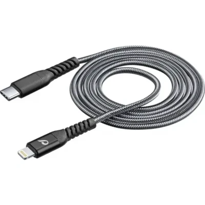Afbeelding van Cellularline Cellular line Extreme Usb c naar lightning kabel Zwart