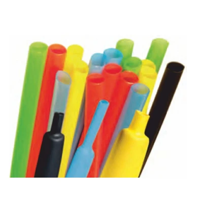 Afbeelding van 10x Krimpkous met lijm 1 meter gekleurd 4mm naar 1mm