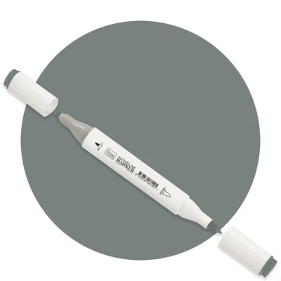 Afbeelding van Aoki Grey Twin Tip Alcohol Ink Marker