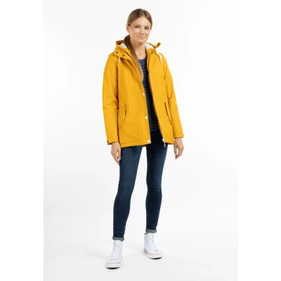 Afbeelding van Regenjas met voering DREIMASTER M / Mosterd 100% Polyester