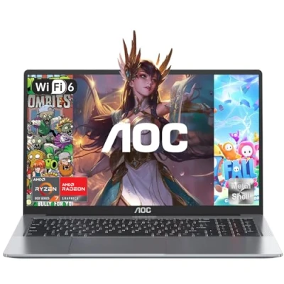 Afbeelding van AOC Gaming Notebook met AMD Ryzen 7 5825U (tot 4,5 GHz), 16 GB RAM, 512 SSD (ondersteuning 4 TB) Radeon Vega 8 Win 11 Pro, 40,6 cm (16,1 inch), BT 5.2/WiFi 6, retroilluminate display,