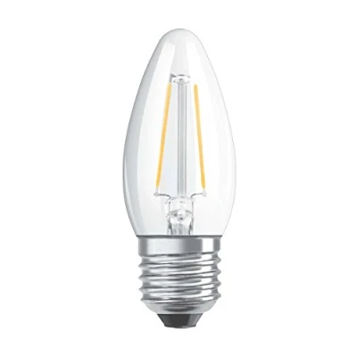 Afbeelding van Osram LED Retrofit Classic B lamp, fitting: E27, warm wit, 2700 K, 2, 50 W, vervanging voor 25 W gloeilamp