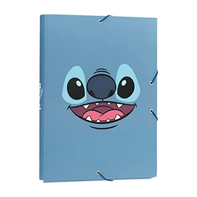Afbeelding van Grupo Erik CSG0124 Premium A4 Polypropyleen Disney Stitch Tropisch Opbergmap met hoekelastiek