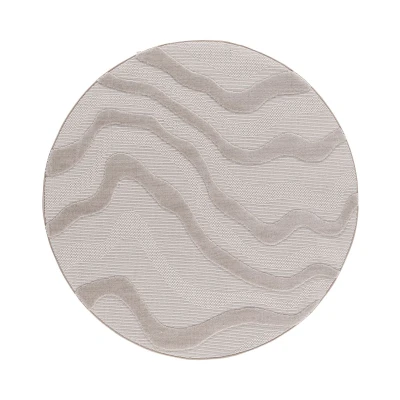 Afbeelding van Rond Vloerkleed Marmer Elevé Marbe Taupe 160 Cm