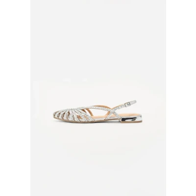 Afbeelding van Gioseppo Hingham Sandalen, Dames, Maat: 36, Silver coloured Kunststof/ textiel