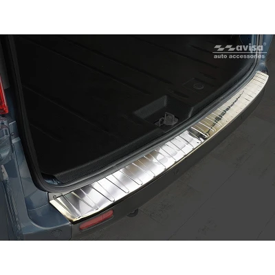 Afbeelding van Avisa RVS Achterbumperprotector passend voor Ford Transit/Tourneo Custom 2012 2018 &amp; &#039;Ribs&#039;