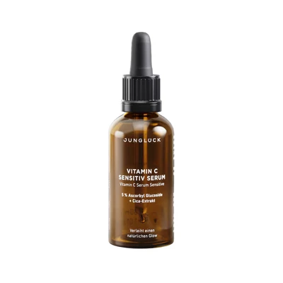 Afbeelding van JUNGLÜCK vitamine C Sensitief serum Mild voor een stralende en egale teint 5% 30 ml