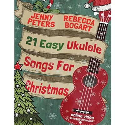Afbeelding van 21 Easy Ukulele Songs for Christmas: Learn Traditional Holiday Classics Solo Ukelele with Songbook of Sheet Music + Video Access