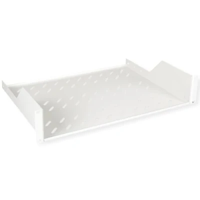 Afbeelding van ROLINE 19 inch plank 2 U 350 mm diep, 25 kg draagvermogen grijs
