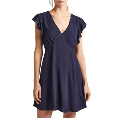 Afbeelding van Pepe Jeans Jurk, Dames, Maat: Large, Dulwich blue