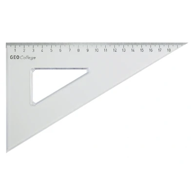 Afbeelding van Aristo tekendriehoek GeoCollege 20cm 60 graden AR 23620