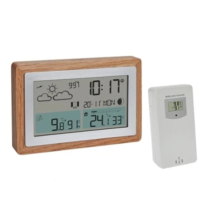 Afbeelding van TFA Dostmann Funk Wetterstation OAK 35.1167.54 Draadloos weerstation Verwachting voor 12 uur Aantal sensoren max.: 3