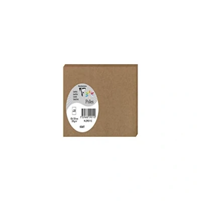 Afbeelding van Clairefontaine 29011C Pack van 25 kaarten B7 82 x 128 mm pollen kracht 200 g