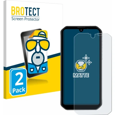 Afbeelding van BROTECT (2 Stuks) Antireflecterende Beschermfolie voor Blackview BV9900 Pro Anti Glare Screen Protector, Mat, Ontspiegelend
