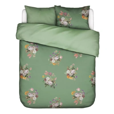 Afbeelding van ESSENZA Laurine Dekbedovertrek Shale green Tweepersoons 200x200/220 cm