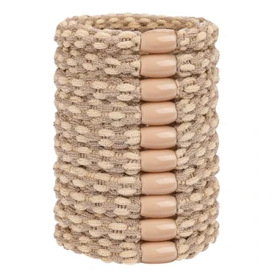 Afbeelding van JessLab Haar Elastieken voor Vrouwen, Geen Beschadiging Gevlochten Haarbanden, Rekbaar en Duurzaam, Zachte Paardenstaart Houders, Stijlvolle Multi Kleur Haarbanden (10 Stuks), Grijs