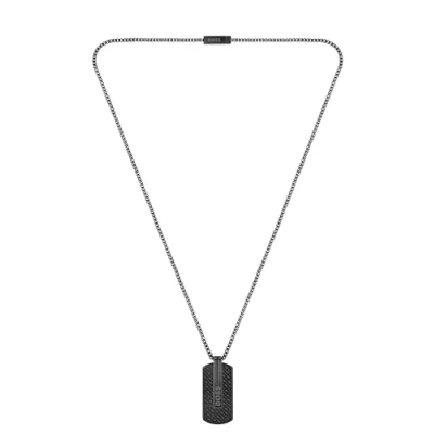 Afbeelding van BOSS Ketting, Heren, Maat: One Size, Schwarz
