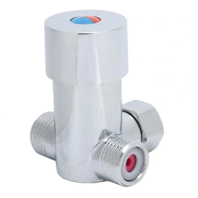 Afbeelding van 3 weg mengkraan temperatuurregeling van de watermixer voor automatische kraan in badkamer