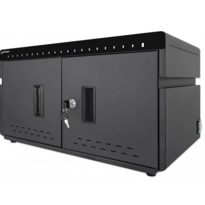 Afbeelding van Manhattan 715959 USB C™ laadstation voor 20 notebooks/tablet/smartphone, zwart