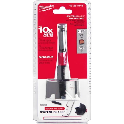 Afbeelding van Milwaukee Accessoires Switchblade Selfeed Bits 57 mm Wood Drill SWB Bit 57mm 1 stuk 4932479501