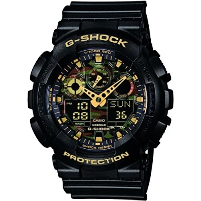 Afbeelding van Casio Horloge GA 100CF 1A9ER, Zwart, één maat