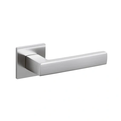 Afbeelding van Deurklink Planet Q op rozet mat chroom