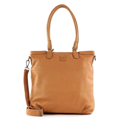 Afbeelding van FREDsBRUDER Leren Schoudertas PGL Tote Bag Cinnamon Bruine