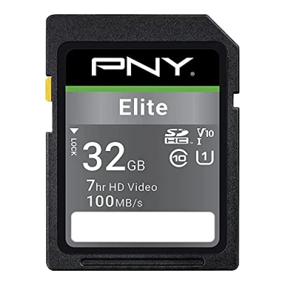 Afbeelding van PNY Elite SDHC card 32GB Class 10 UHS I U1 100MB/s