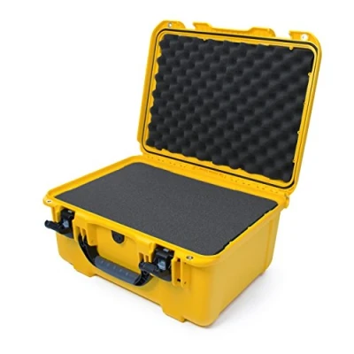 Afbeelding van Nanuk 933 waterdichte hardshell koffer met pluche schuiminleg geel