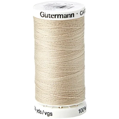 Afbeelding van Gutermann Naai alle polyesterdraad, beige bot (0722), 250 m, 5,5 x 2,7 cm